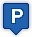 Parking facilities. Icon